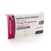 Borax/acide Borique Biogaran 12 Mg/18 Mg/ml, Solution Pour Lavage Ophtalmique En Récipient Unidose à  ILLZACH